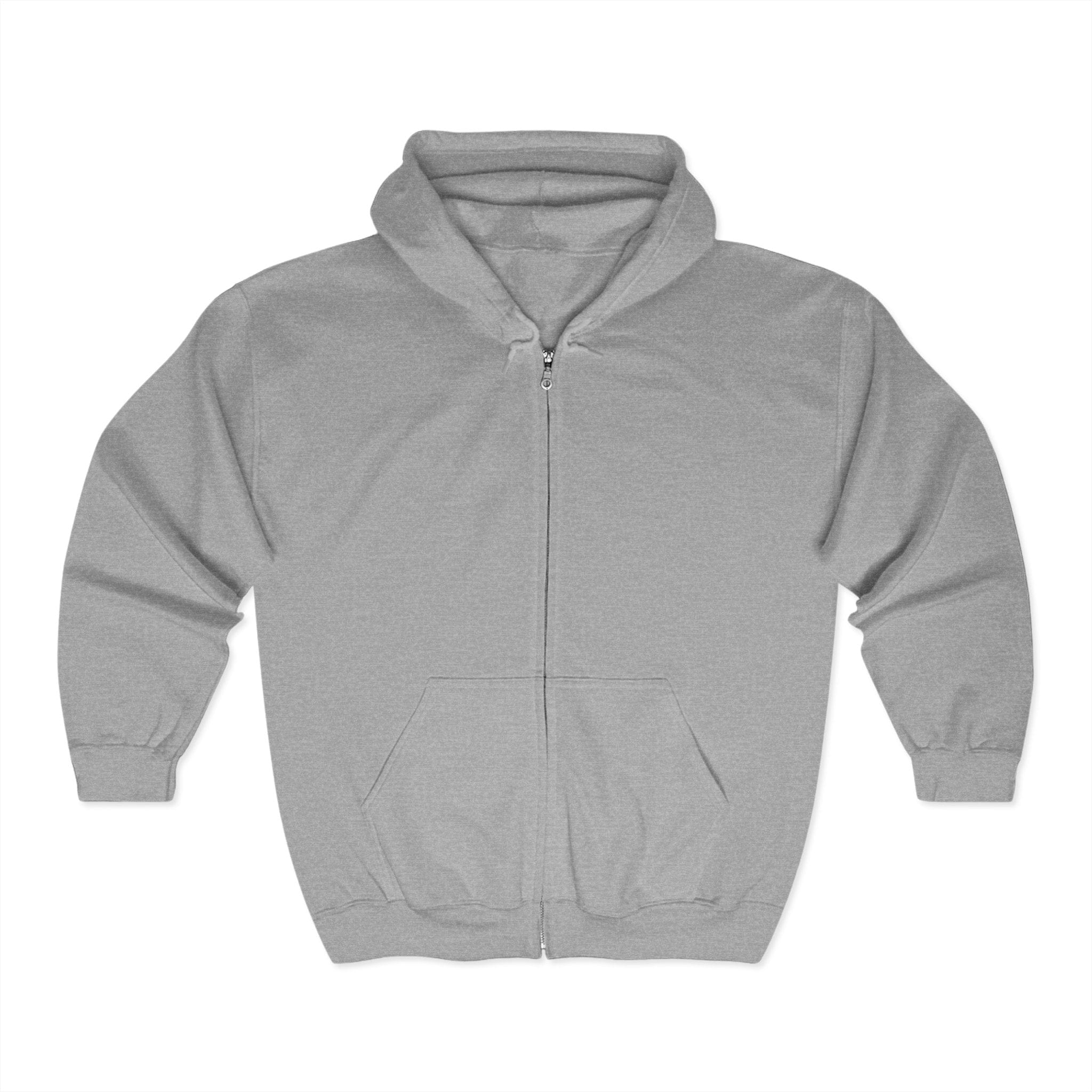 Fueled by Coffee and Weed Full Zip Hooded Sweatshirt